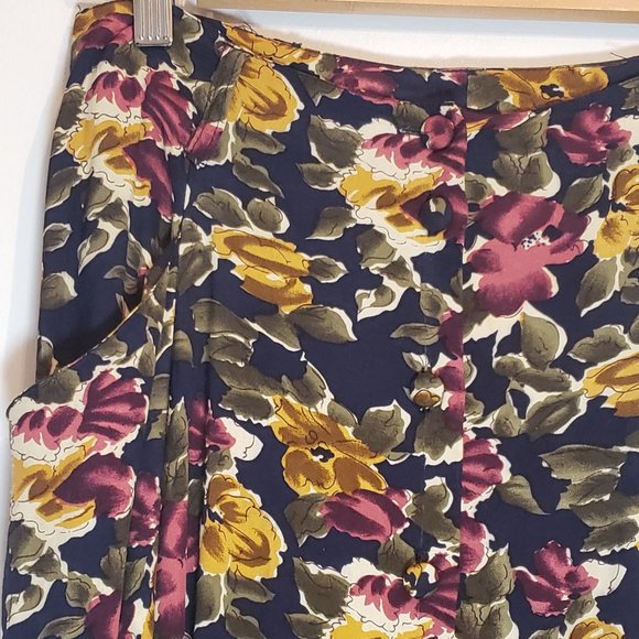 Vintage 90's long floral skirt - Picture 3 of 5